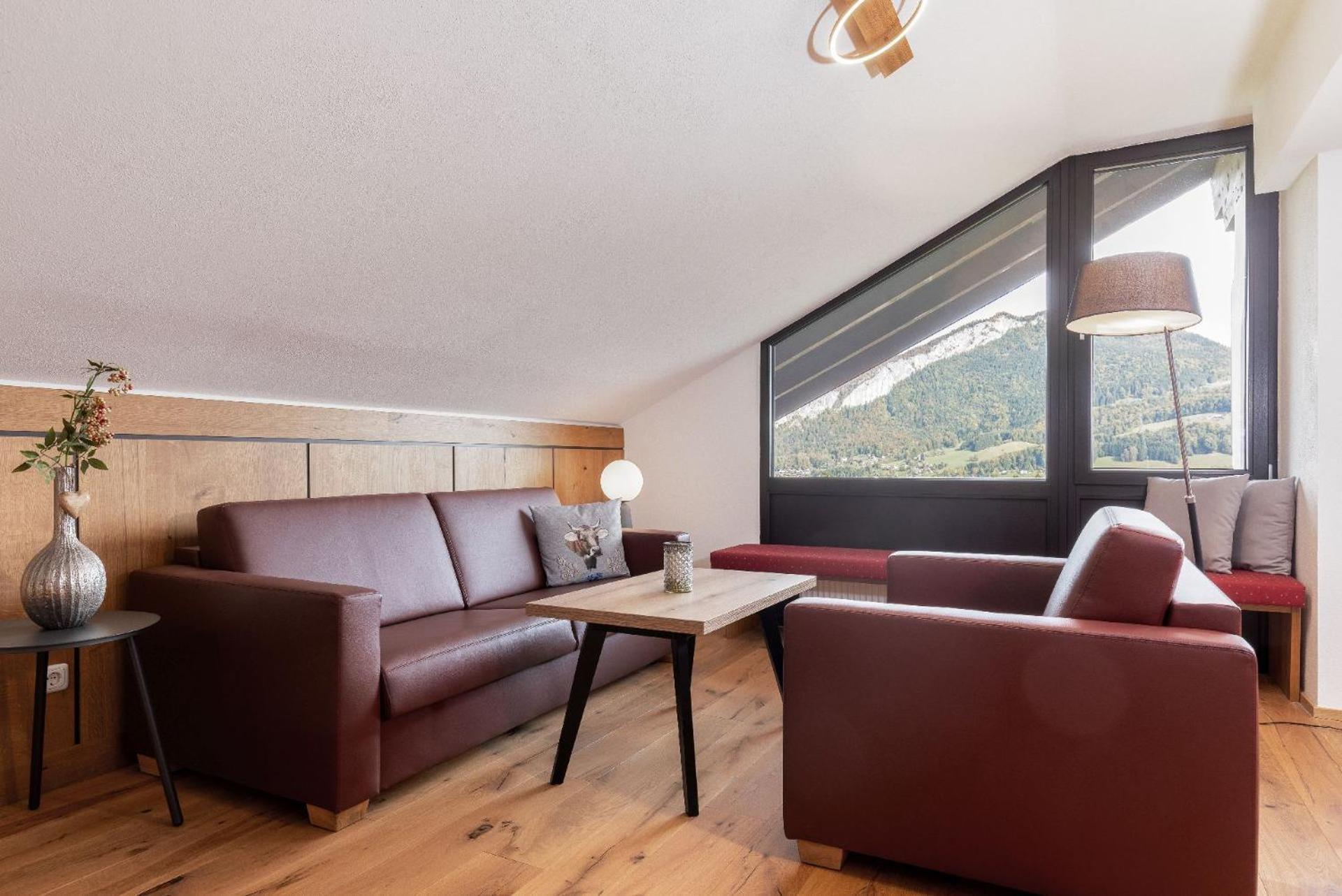 Appartement Traumblick Mit Indoorpool Und Privater Sauna 巴德哥依斯恩 外观 照片